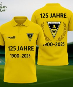 New Limited Edition Alemannia Aachen 125 YEARS Polo Shirt 3D