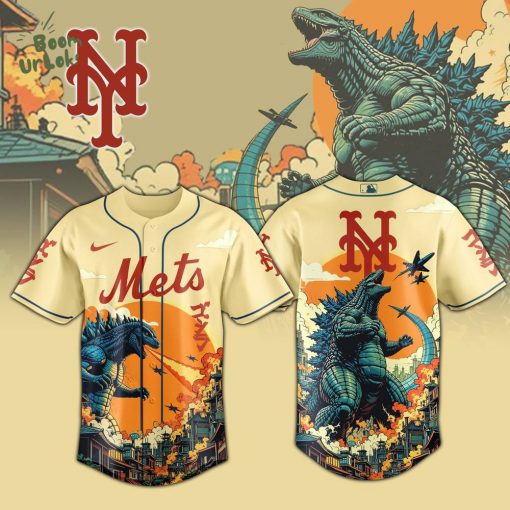 New York Mets Special Godzilla Limited Edition Jersey
