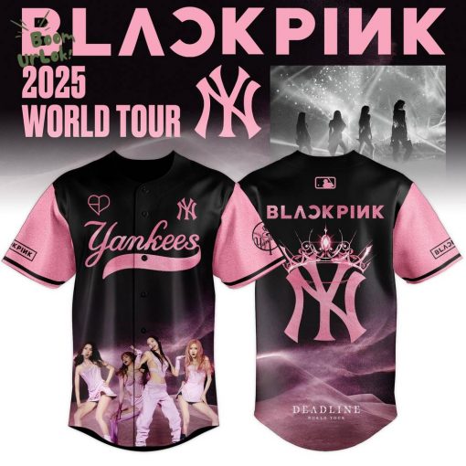 New York Yankees x BLACKPINK 2025 World Tour Limited Edition Jersey