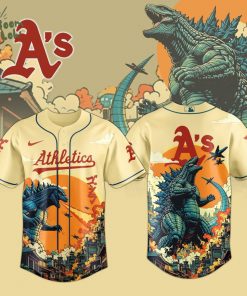 Oakland Athletics Special Godzilla Limited Edition Jersey