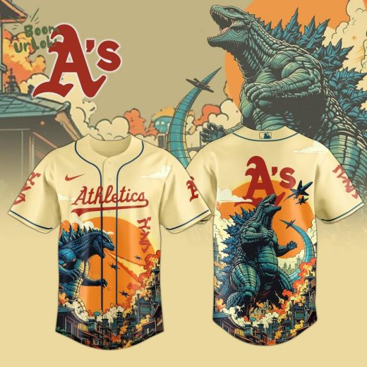 Oakland Athletics Special Godzilla Limited Edition Jersey