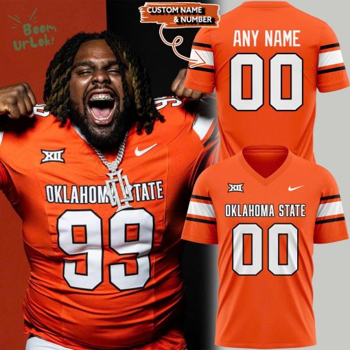 Oklahoma State Football Logo Custom Jersey- Limited Edition