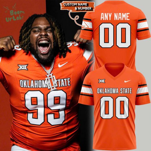 Oklahoma State Football Logo Custom Jersey- Limited Edition