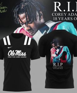 Ole Miss Rebels 2025 Pray for Corey Adams Shirt