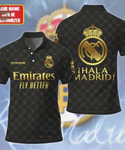 Personalized Real Madrid C.F. Polo Shirt 3D
