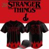 Special edition Boston Red Sox 2025 Black Stranger Things Jersey