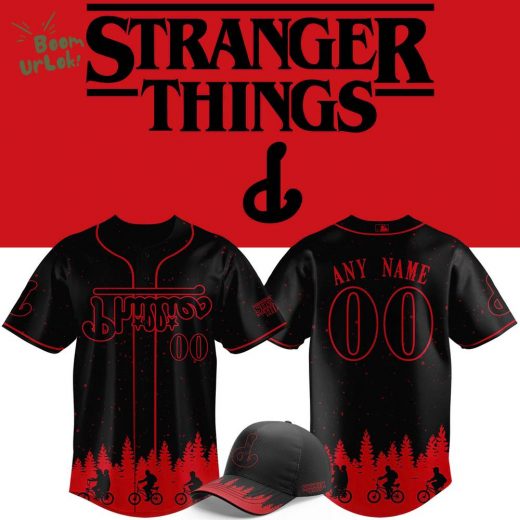 Philadelphia Phillies 2025 Black Stranger Things Custom Jersey