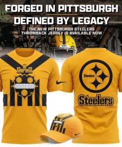 Pittsburgh Steelers Gold Alternate 1933 Throwback Game T-shirt