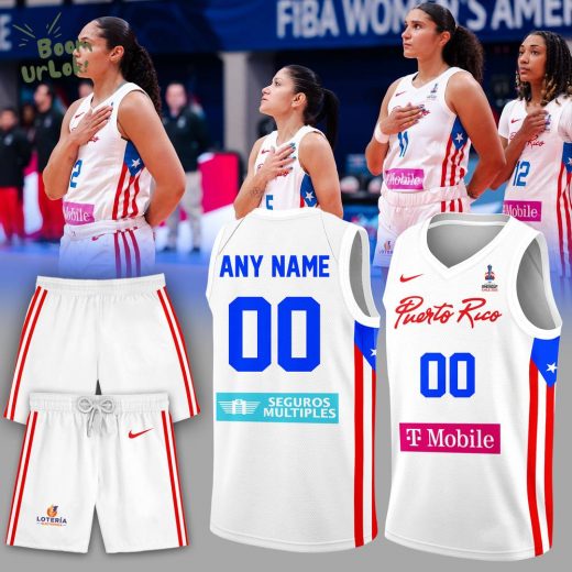 Puerto Rico basketball team Limited Edition 2025 White Jersey