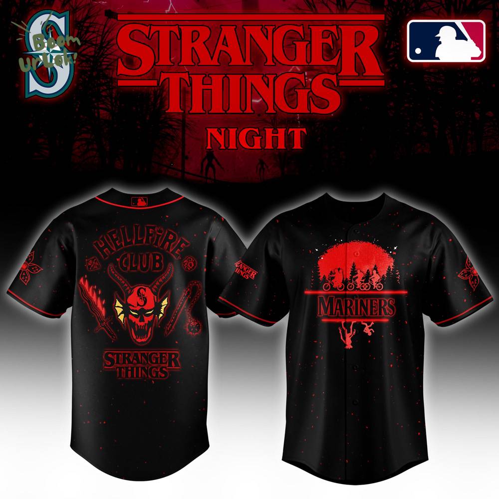SEA x Stranger Things Night Jersey Limited Edition SEA x Stranger Things Night Jersey Limited Edition