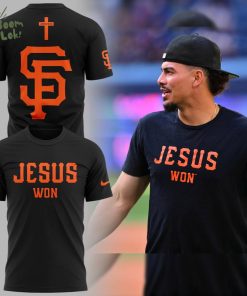 San Francisco Giants X JESUS Won Limited Edition 2025 Tshirt
