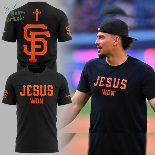 San Francisco Giants X JESUS Won Limited Edition 2025 Tshirt