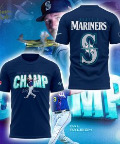 Seattle Mariners Cal Raleigh Champ T-Shirt
