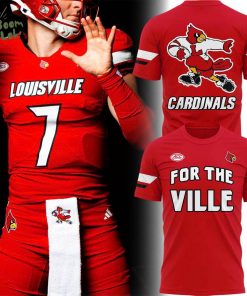Special 2025 For The Ville Louisville Football Tshirt