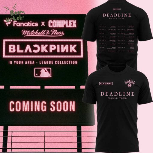 Special Cubs x Blackpink World Tour 25 T-Shirt Black