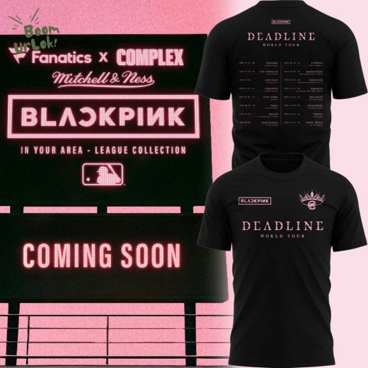 Special Cubs x Blackpink World Tour 25 T-Shirt Black