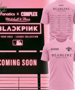 Special Cubs x Blackpink World Tour 25 TShirt Pink
