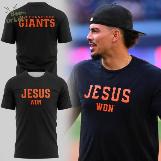 Special Edition Jesus Won SF Giants T-shirt