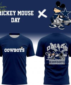 Special New Mickey Mouse Day Cowboys T-Shirt Navy