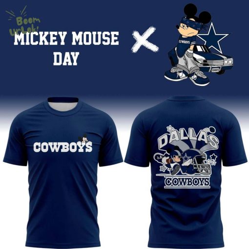 Special New Mickey Mouse Day Cowboys T-Shirt Navy