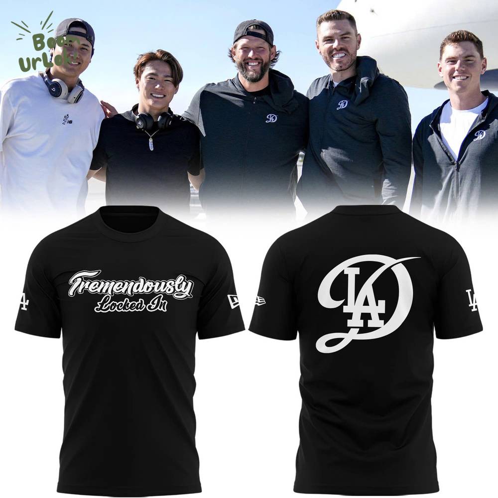 Special New “Tremendously Locked In” Black TEE Special New “Tremendously Locked In” Black TEE