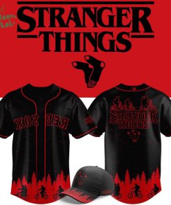 Special edition Boston Red Sox 2025 Black Stranger Things Jersey
