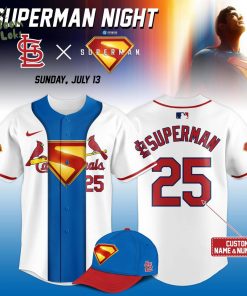 St. Louis Cardinals x Superman Limited Edition Custom Jersey 2025