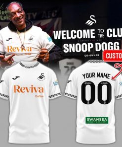 Swansea City Home Kit Football x Snoop Dogg Tshirt