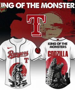 Texas Rangers x Godzilla Edition Jersey 2025