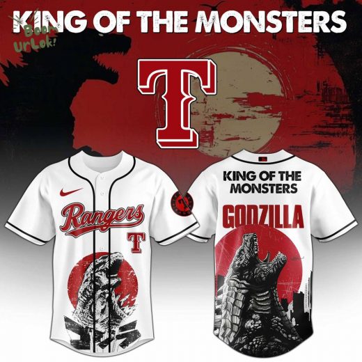 Texas Rangers x Godzilla Edition Jersey 2025
