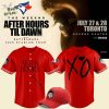 Toronto Blue Jays x The Weeknd After Hours Tour Baseball jersey
