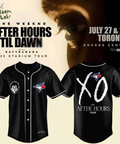 The Weeknd After Hours Tour x Toronto Blue Jays Baseball jersey