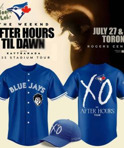 Toronto Blue Jays x The Weeknd After Hours Tour Baseball jersey