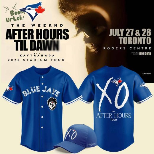 Toronto Blue Jays x The Weeknd After Hours Tour Baseball jersey