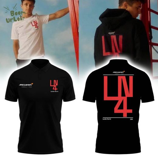 Unisex Lando Norris Silverstone Black Polo