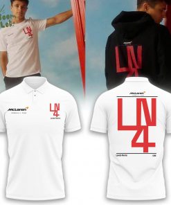 Unisex Lando Norris Silverstone White Polo