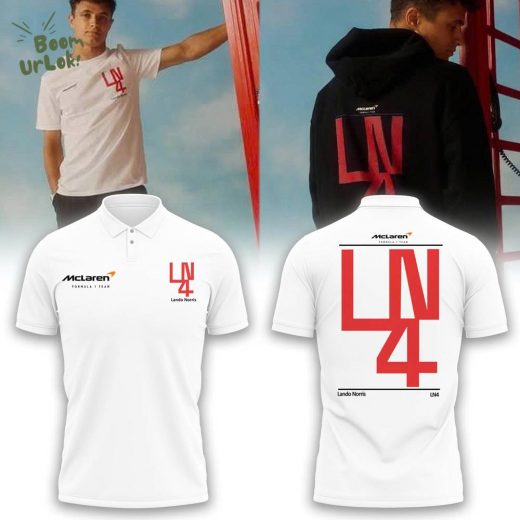 Unisex Lando Norris Silverstone White Polo