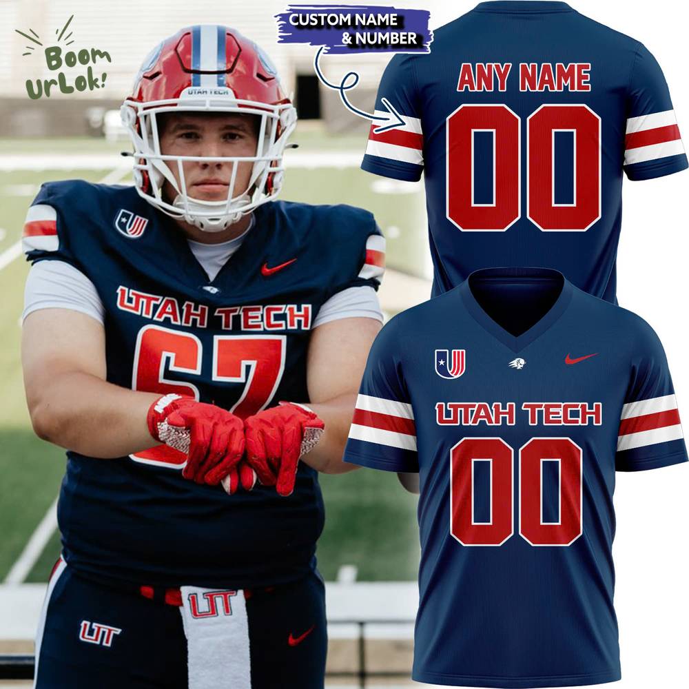 Utah Tech Football Custom shirt - Limited Edition Utah Tech Football Custom shirt - Limited Edition