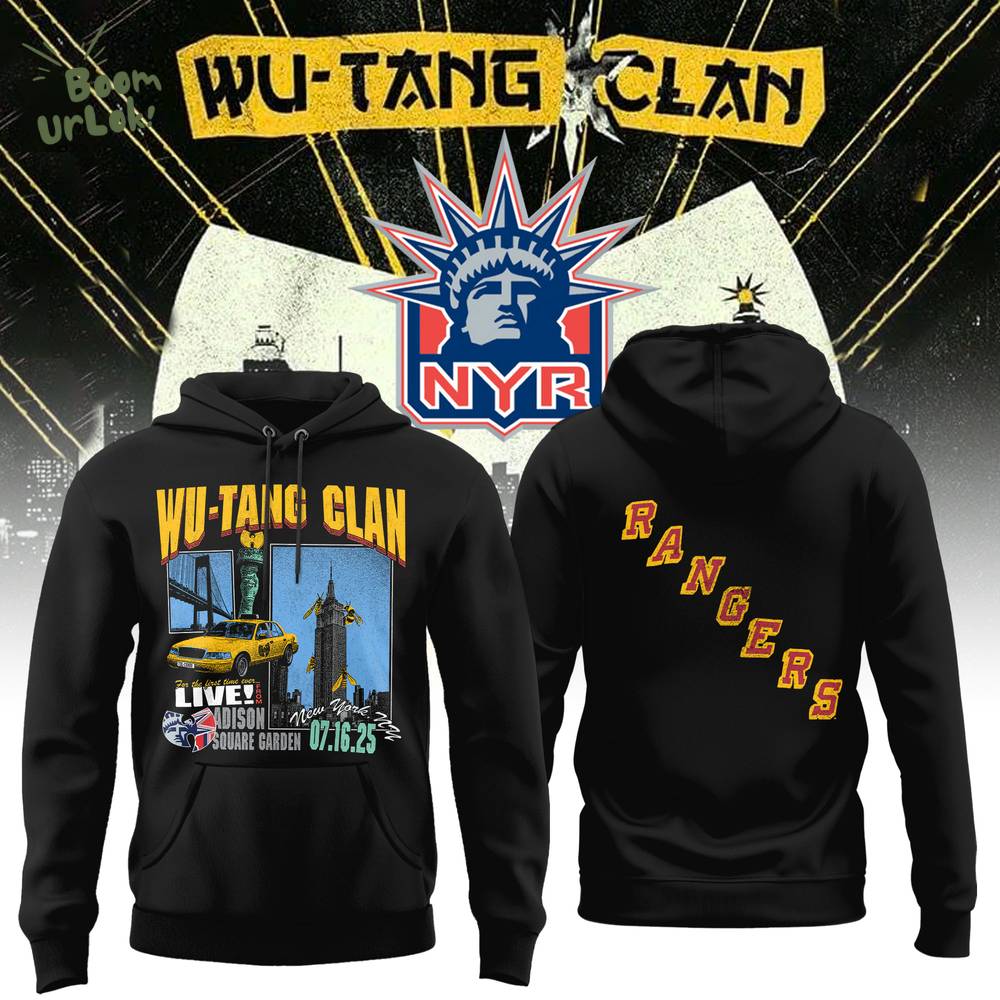 Wu-Tang Clan New York Rangers Hoodie Wu-Tang Clan New York Rangers Hoodie