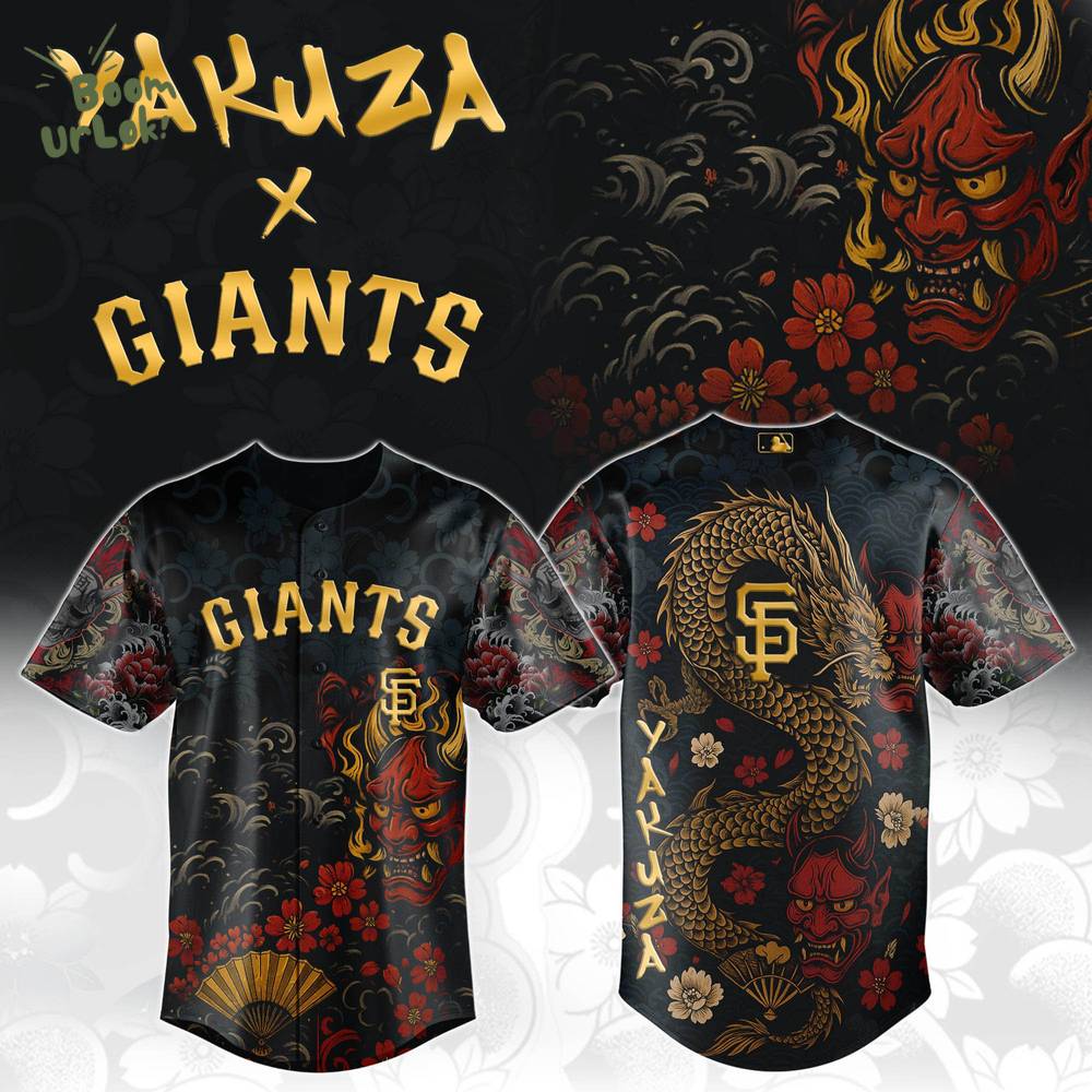 Yakuza Dragon Oni x SF Giants Fury Jersey Yakuza Dragon Oni x SF Giants Fury Jersey