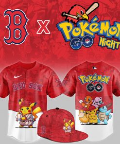 Boston Red Sox 2025 Pokémon GO Night Event Limited Jersey