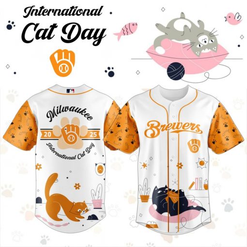 Milwaukee Brewers X Cat Day Editions Limited Jersey