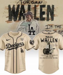 LA Dodgers x Morgan Wallen Limited Edition 2025 Jersey