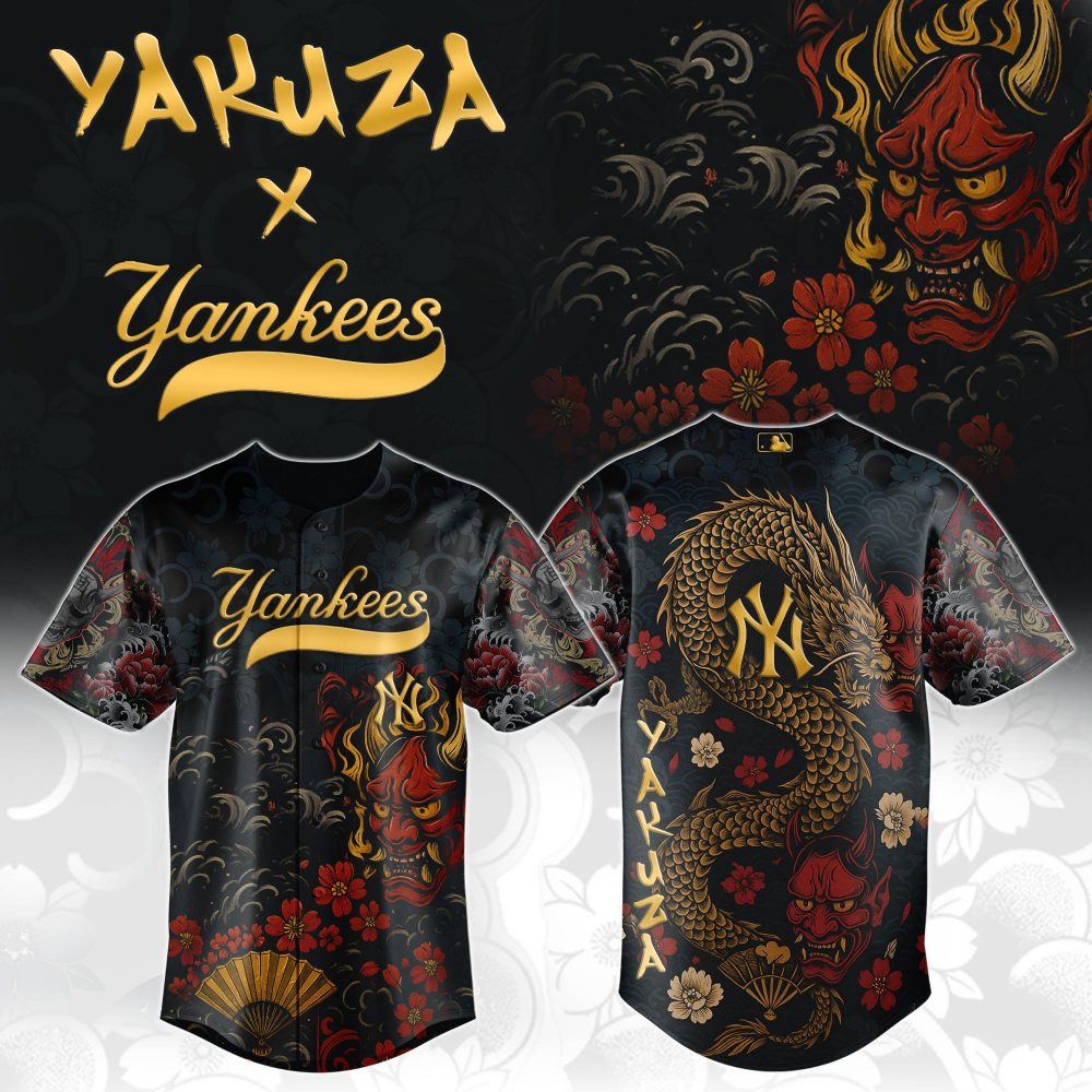 Yakuza Dragon Oni x NY Yankees Fury Jersey