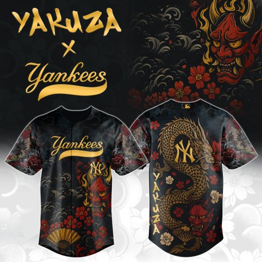Yakuza Dragon Oni x NY Yankees Fury Jersey