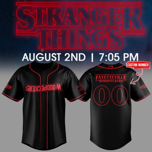 Limited Edition Woodpeckers Stranger Things Night Jersey