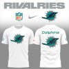 Limited Edition Dolphins Football Rivalries Teaser Black White TShirt