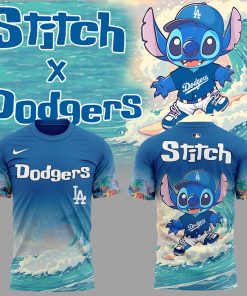 Limited Edition Dodgers & Stitch Tshirt