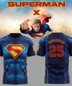 Limited Edition Red Sox x Superman 2025 Tshirt