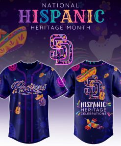 Limited Edition 2025-San Diego Padres x National Hispanic Heritage Month-3D Baseball Jersey
